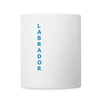 Labrador Eigenschaften Spruch - Tasse - Weiß - Vorne