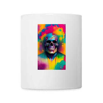 ARTWORK Skull Color - Tasse - Weiß - Vorne