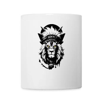 Tribal Lion - Mug blanc - blanc - Devant