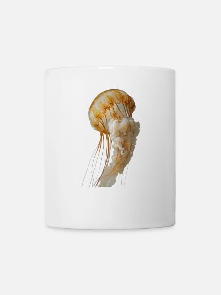 Qualle - Tasse - Weiß