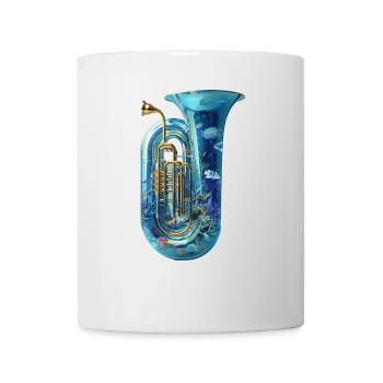 Fish Tuba - Mug - white - Front