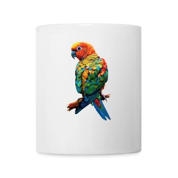 Sittiche - Tasse - Weiß - Vorne