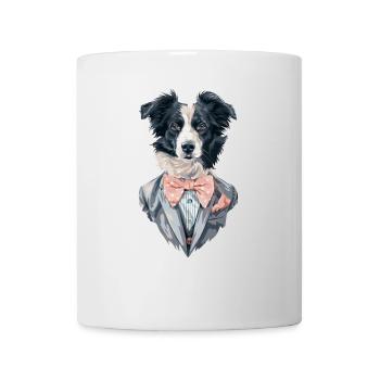 Border Collie - Tasse - Weiß - Vorne