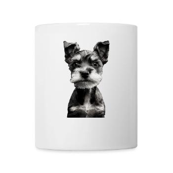 Zwergschnauzer - Tasse - Weiß - Vorne