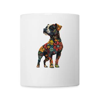 Staffordshire Bullterrier - Tasse - Weiß - Vorne