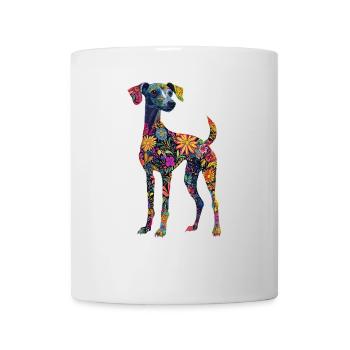 Whippet - Tasse - Weiß - Vorne
