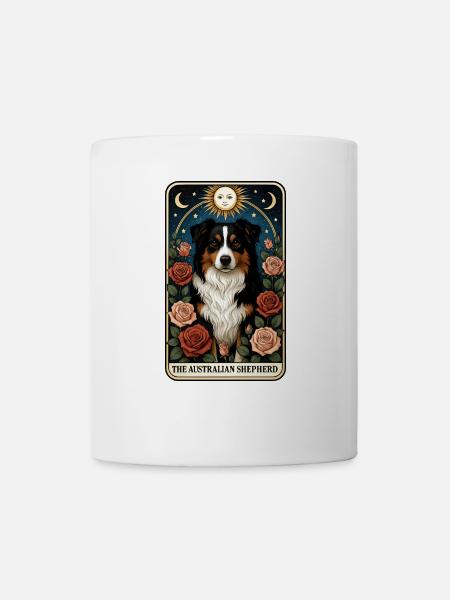 Australischer Schäferhund - Tasse - Weiß