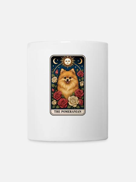 Zwergspitz - Tasse - Weiß