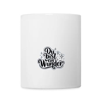Du bist ein Wunder - Tasse - Weiß - Vorne