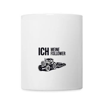 Moi et mes abonnés – Édition Traktor - Mug blanc - blanc - Devant