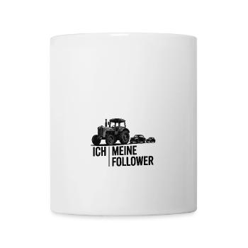 Moi et mes abonnés – Édition Traktor - Mug blanc - blanc - Devant