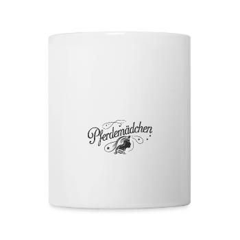 Pferdemädchen - Mädchen liebt Pferde - Tasse - Weiß - Vorne