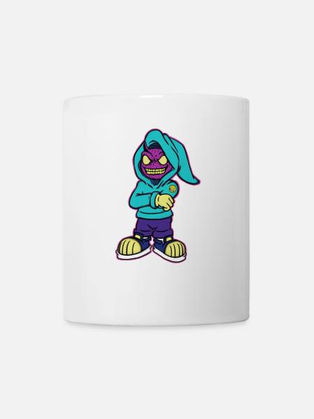 Neon Troll - Tasse - Weiß