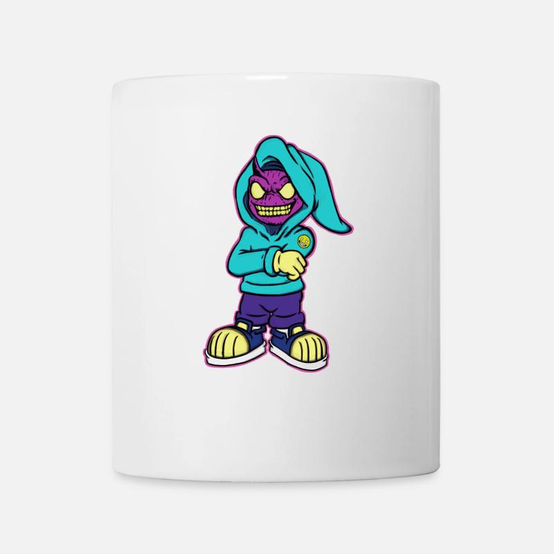 Neon Troll - Tasse - Weiß