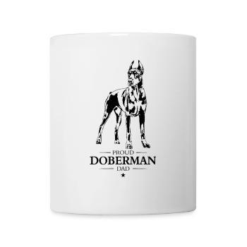 Doberman Papa Chien Chien Doberman Wilsigns - Mug blanc - blanc - Devant