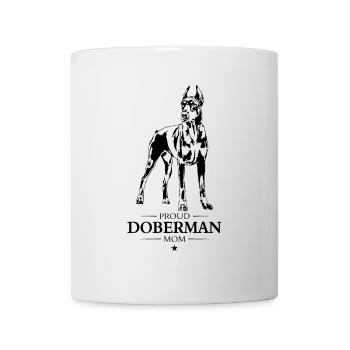 Doberman Mom Dog Dog Doberman Wilsigns - Mug - white - Front