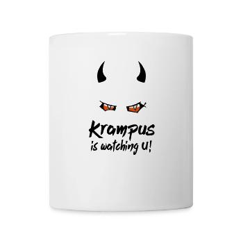 Krampus is watching U with evil eyes - Tasse - Weiß - Vorne