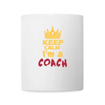 I'm a coach - Mug blanc - blanc - Devant