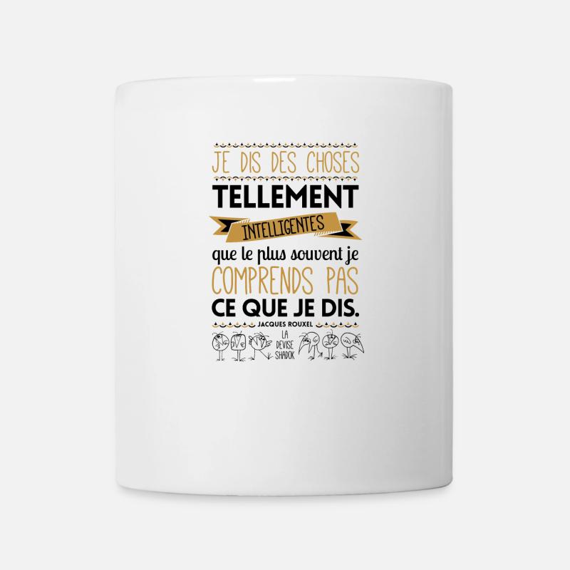 La Devise Shadok n°2 - Mug blanc - blanc