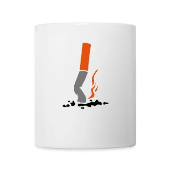 smashed cigarette - Mug - white - Front