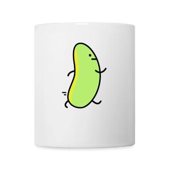 Lustige Bohne - Tasse - Weiß - Vorne