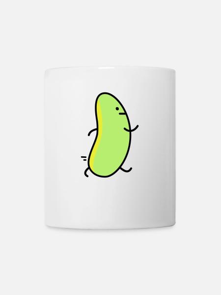 Lustige Bohne - Tasse - Weiß