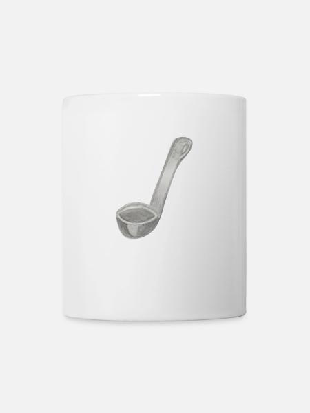 Cuillère à soupe - Mug blanc - blanc