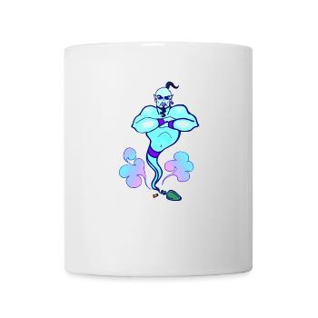 Génie dans la bouteille - Mug blanc - blanc - Devant