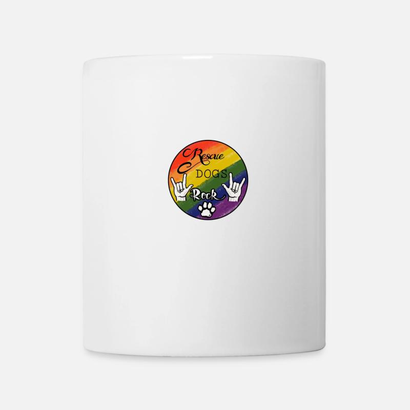 Chien de sauvetage Rock - Mug blanc - blanc