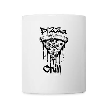 Pizza & Chill - Mug - white - Front