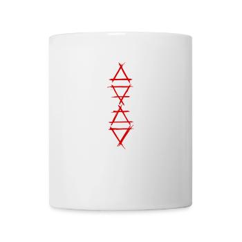Element symbol 4 elements red - Mug - white - Front