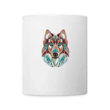 Wolf - Mug blanc - blanc - Devant