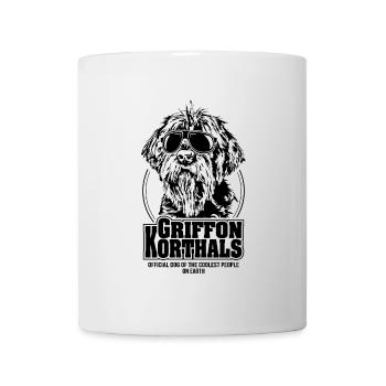 GRIFFON KORTHAL'S coolest people dog saying - Mug - white - Front