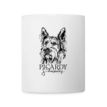 PICARDY SHEEPDOG Portrait Hunde Hund Wilsigns - Tasse - Weiß - Vorne