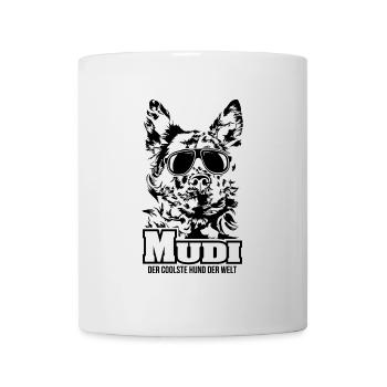 MUDI coolster Hund Hundespruch Wilsigns Hunde - Tasse - Weiß - Vorne