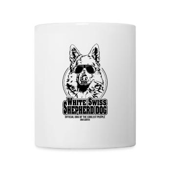 WHITE SWISS SHEPHERD DOG coolest people Hunde Hund - Tasse - Weiß - Vorne