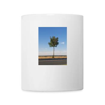 Einzelnes Bäumchen - Tasse - Weiß - Vorne