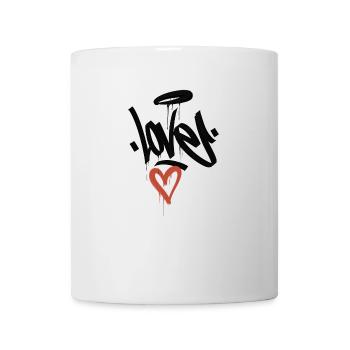 love graffiti - Mug blanc - blanc - Devant