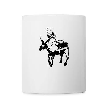 Lost Guy on Donkey - Tasse - Weiß - Vorne
