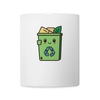 cute recycling - Mug - white - Front