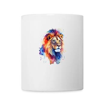 Bunte Mähne - Tasse - Weiß - Vorne