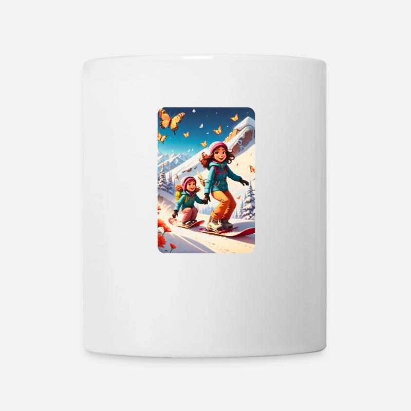 personalisiertes Design-Muttergeschenk - Tasse - Weiß