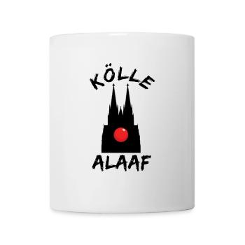 Karneval Kölle Alaaf am Kölner Dom - Tasse - Weiß - Vorne