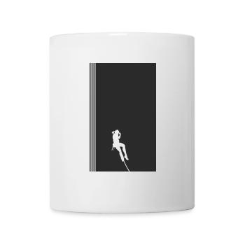 Seilklettern Alpinist Kletterer - Tasse - Weiß - Vorne