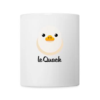 Küken Hell le Quack für helle Untergründe - Tasse - Weiß - Vorne