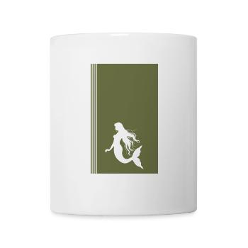 Meerjungfrau Neptun Fabelwesen - Tasse - Weiß - Vorne