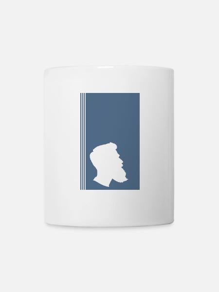 Schnurrbart Gentleman Baertig - Tasse - Weiß