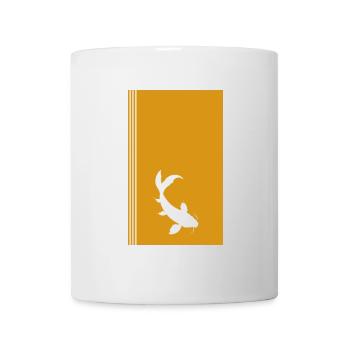 Pêche aux carpes koï - Mug blanc - blanc - Devant
