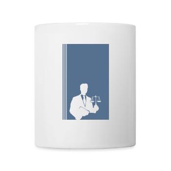 Juge de droit - Mug blanc - blanc - Devant