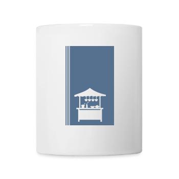 Burger Restauration rapide à emporter - Mug blanc - blanc - Devant